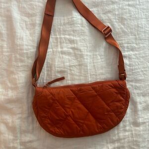 Vera Bradley Quilted Crossbody Bag Orange